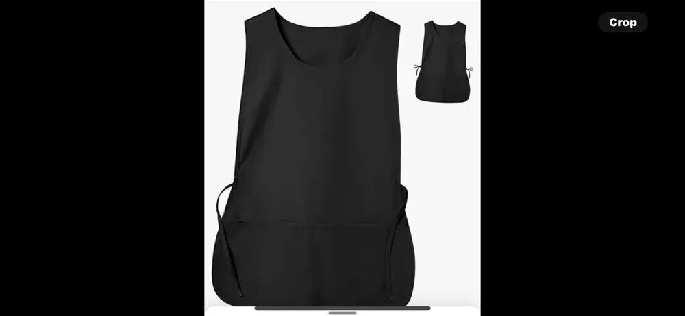 4× Black Hair Stylist Apron Heavy Duty Barber Apron for Men and Women